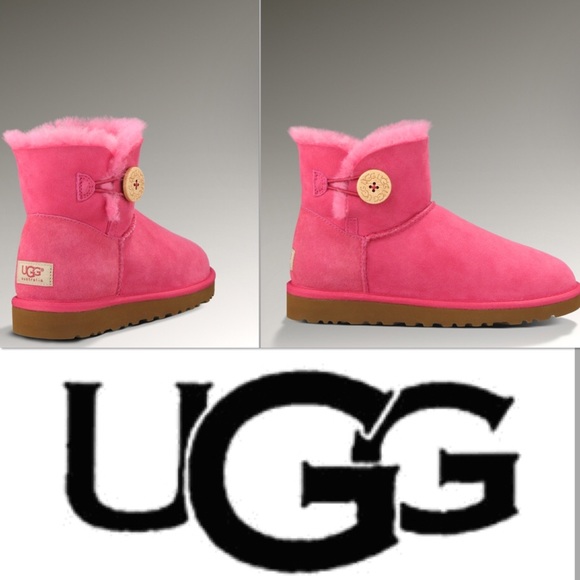 UGG Shoes - Mini Bailey Button UGGS